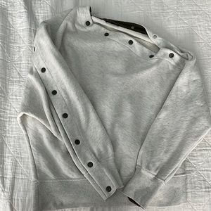 Button up sweatshirt
